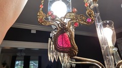 5 Handmade Egyptian Wire Wrapped Brass Gemstone Necklaces – $750+ Retail