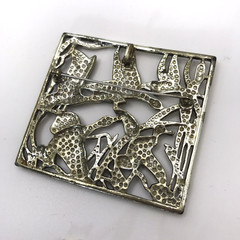 Vintage Brooch Lot Bird Pins Animals Duck Geese Bluebird Robin Naturecore