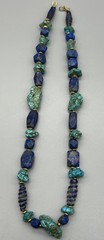 Turquoise Lapis Lazuli’s Mix Beads Strings Male Vintage Beads Vintage Jewellery