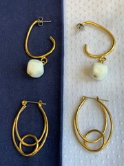 Vtg Earring Lot Jewelry Rama Liz Claiborne Monet Napier Enamel Rhinestone