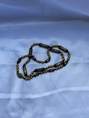 Stunning Vintage Chinese Cloisonne Tube Bead Necklace-Mint Condition