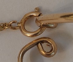 Vintage 14K YG Barbara Barnett’s Hooker Earrings worn with or without piercings