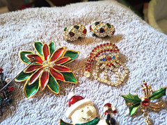 Vintage Costume jewelry lot. Many designers.