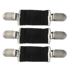 3Pcs Dress Clips Back Cinch,Retro Sweater Clip Cardigan Clips(12×3.3×0.9cm,Grey)