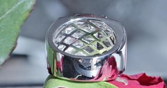 14k white gold 2.35ct invisible set diamond ring size 10 handmade 23.4gr Ali263