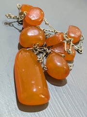 Amber Russian Baltic Butterscotch Necklace Vintage 39 Cm Drop