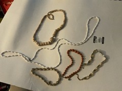 Vintage Mid Century Modern Necklaces Lot Of 5