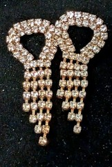 Vintage To Now Silver And Gold Tone Clear Rhinestone Jewelry Lot Of 17 Pieces