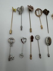 Set Of 20 assorted antique and vintage stick pins