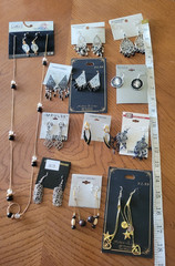 Vintage 90s Y2K Earrings 12 Lot Bundle Dangle Whimsigoth Boho Celestial Goth