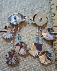 Lunch At The Ritz 1983 Buffalo Indian Chief Post Earrings! Signed and Rare!
