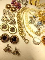 Vtg 26 Pc Assorted Estate Jewelry Lot 925 Paastelli SC 1928 Germany Avon Japan