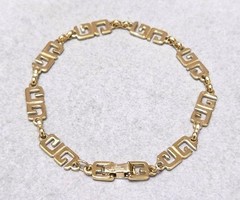 Gold Color Bracelet, 19.5cm, Used, Waterproof, No Accessories