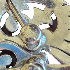 Vintage Sterling Silver Marcasite Kimler Daniel Screw Back Earrings SIGNED