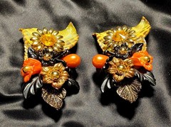 Vintage Rhinestones / Crystals / STUNNING LOT- Earrings-Rings- Brooches