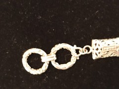 Vintage SU Thailand Sterling Silver 925 Bali Style Link Bracelet 6.5″-7.”