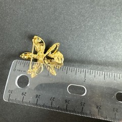 Vintage Enamel Flower Brooch Pin Pendant