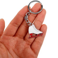 Zinc Alloy Key Chain Wear-resistant Alloy Roller Skate Decorative Bag Pendants