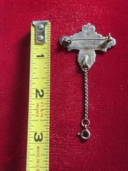Vintage Sterling chateline, 6 Grams, Stamped 925, Gorgeous!