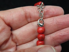 Vintage Contemporary Red Oversize Statement Necklace