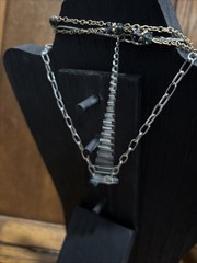 5 Vintage To Now Glass Metal Rhinestone Plastic Necklaces Long Bling Beautiful