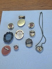Cameo Vintage 800 Silver Ring, Brooches, Necklace & Earring Rings Judy Lee Group