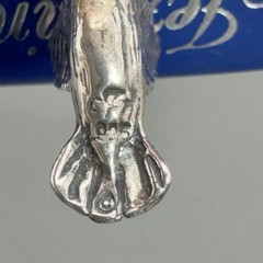 Jezlaine Sterling Hummingbird Charm Pendant Vintage Solid 925 Bird Jewelry
