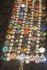 BIJOUXMG, Vintage Rhinestone Bracelet, 1950s