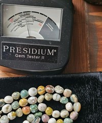 Ocean Jasper Beaded Necklace 16/18″ Polished Beads Smooth 6/10mm Multi Color Sz