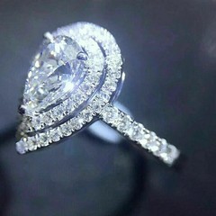 Art Deco 2.30 Ct White Diamond Antique Vintage Wedding Ring 925 Sterling Silver