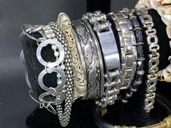 Vintage Modern Fashion Designer Jewlery Lot 3 Lb Marc Jacobs Cuff Bangle U53