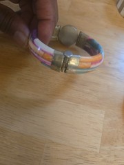 Lot Of 4 Vintage Bangle Cuff Bracelets Assorted