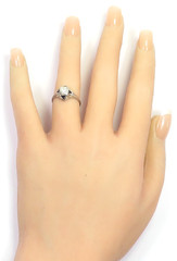 Antique Art Deco 1920’s Diamond Engagement Ring 14K-18K Size 6 UK-L1/2 EGL USA