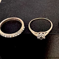 Vintage Rings sizes vary from 3 to 7 Lot Of 5
