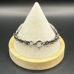 Signed Coventry Vintage ID Bracelet Not Engraved Silver Tone