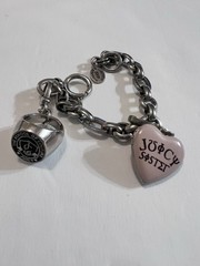 Juicy Couture Limited Edition 2008 Charm Bracelet Heart Locket Class Ring
