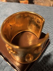 dominique aurientis cuff gold bracelet