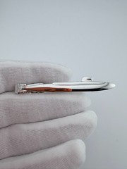 General Dynamics Silver Tone Submarine Tie Clip by Robbins Co