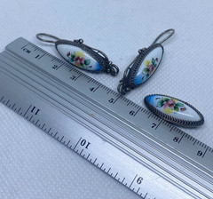 Antique porcelain service. USSR . Hand painted. Enamel. Russian. Finift.10.20 g.