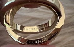 Hermes “Bijouterie Fantaisie” Scarf Ring Preloved