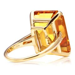 Solid 925 Sterling Silver Natural Citrine Cut Handmade Dainty Ring All Size