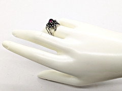 Vintage Elegant Soviet RING Silver⭐875 stamp Star USSR-size: 6.25US (17mm)| UA#4