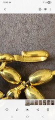 Gold Tone Monet Necklace, Ann Taylor Bracelet and Brooch.
