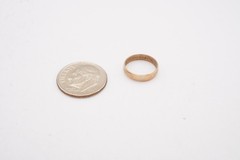 Vintage Rolled Gold Plated Childs Ring Size 0.5