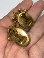 Brooch Pendant Earrings Set Victorian Antique 100 Years Old Read Description