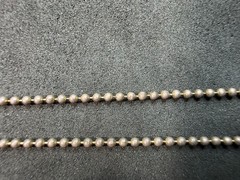 3.11g Vintage Sterling Silver 925 Ball Bead Chain Necklace 18 in M
