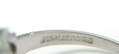 Antique Art Deco Setting Mounting Platinum Hold 4.5-5MM Ring Size 5 UK-J1/2