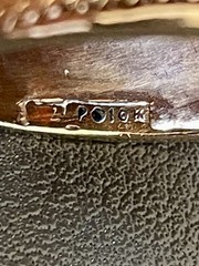 10KT Yellow Gold 0.80CT Citrine & 0.25CTW Diamond Ring. Size 7(B42)