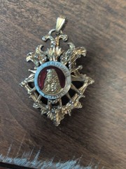 Vintage Kaiser Leopold Pendant In Gold Tones