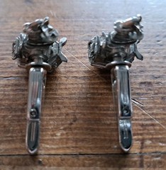 Vintage Kiekhaefer Mercury Outboard Motor Advertising Promotional Cufflink Set